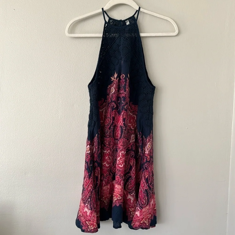 Free People Shea Printed Mini Dress